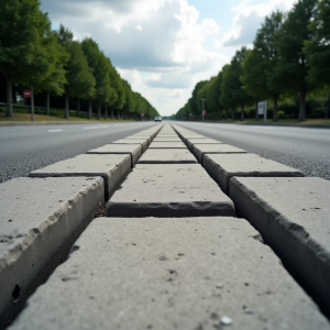 Бетонные блоки для разделения полос