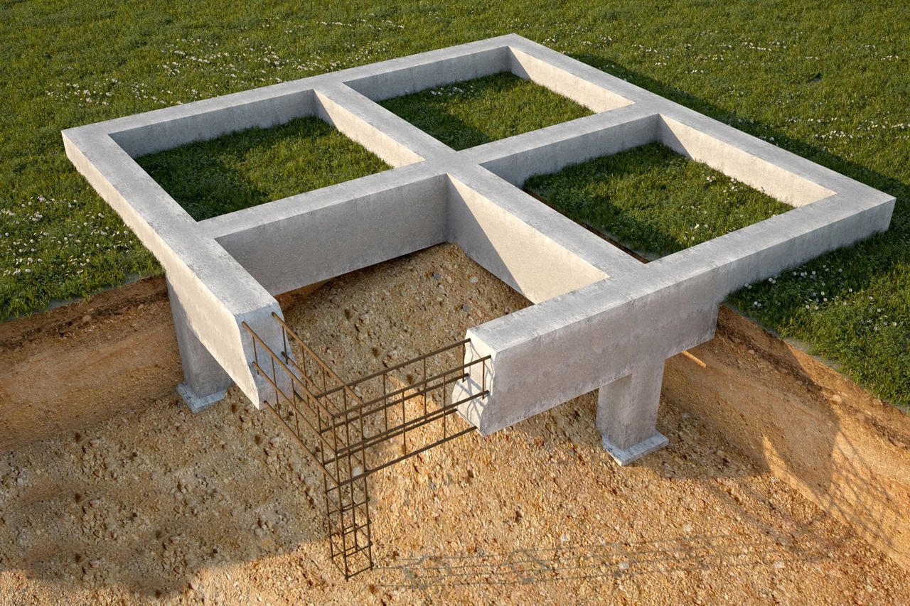 бетон для укладки фундамента